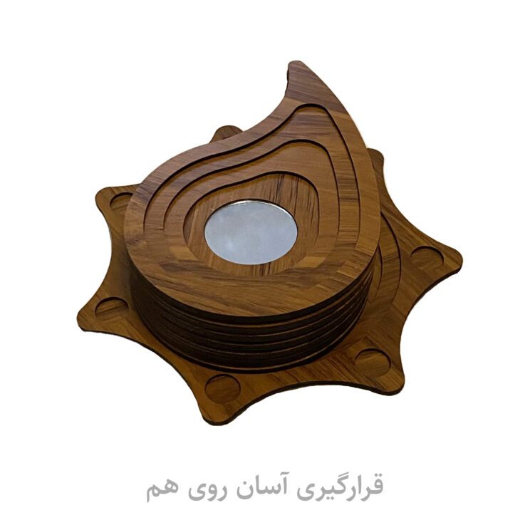 مجموعه هفت سین چوب و آینه 8 پارچه عرش دیس