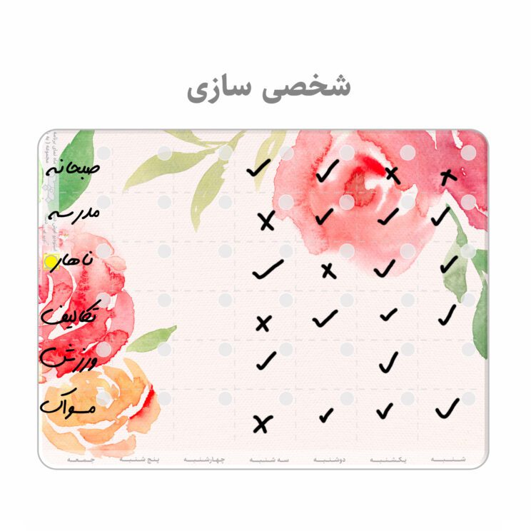 برنامه ریز پلنر یخچالی وایت برد عرش دیس
