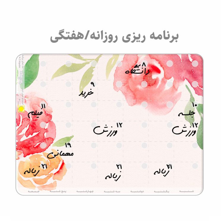 برنامه ریز پلنر یخچالی وایت برد عرش دیس