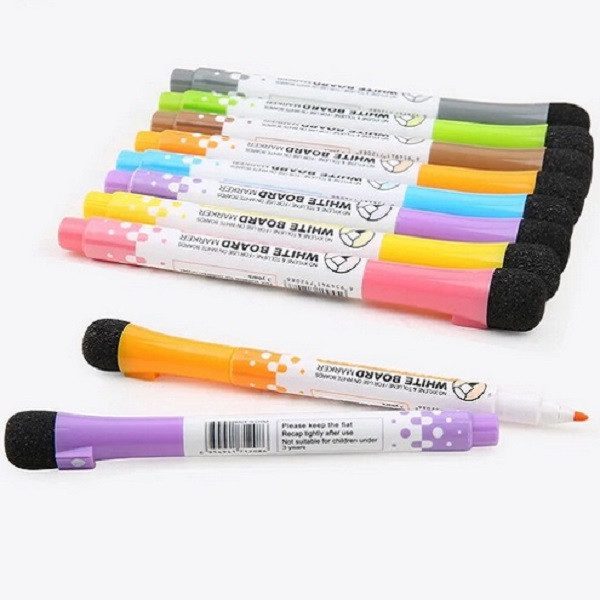 ماژیک وایت برد آهنربایی پاک کن دار جکسین GXIN بسته 8 رنگ - تصویر 3