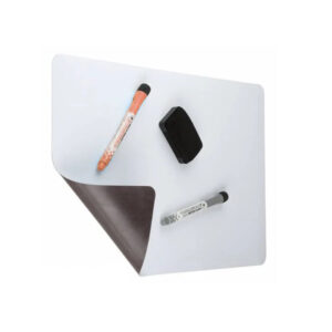 تخته وایت برد منعطف مغناطیسی 40x30 سانتی متر به همراه ماژیک بسته 3 عددی